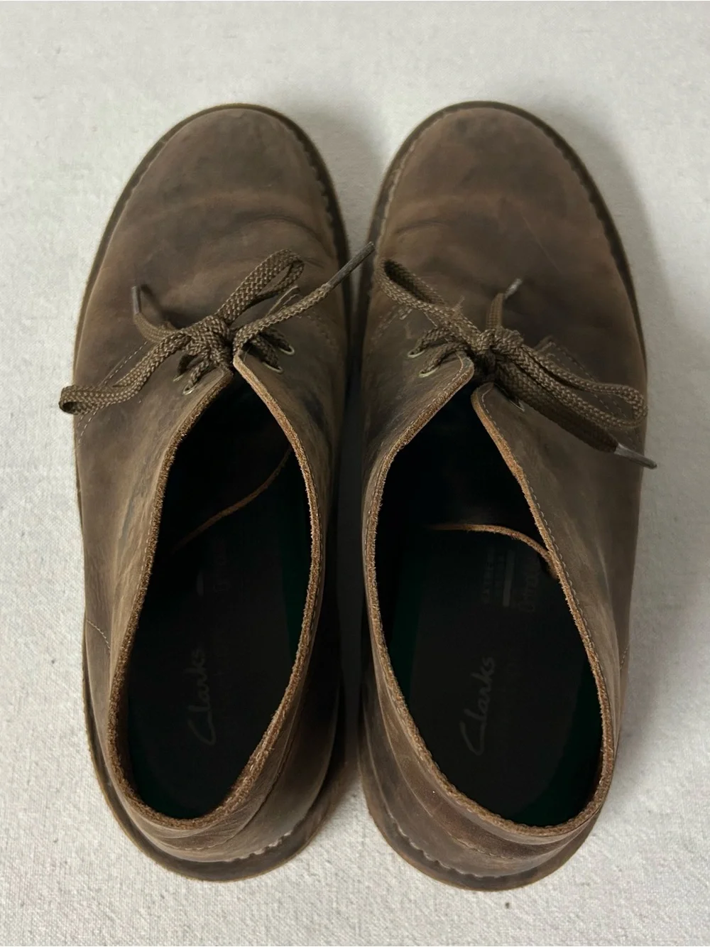 Clarks Collection Desert Chukka Boots Men’s 12M Brown Leather